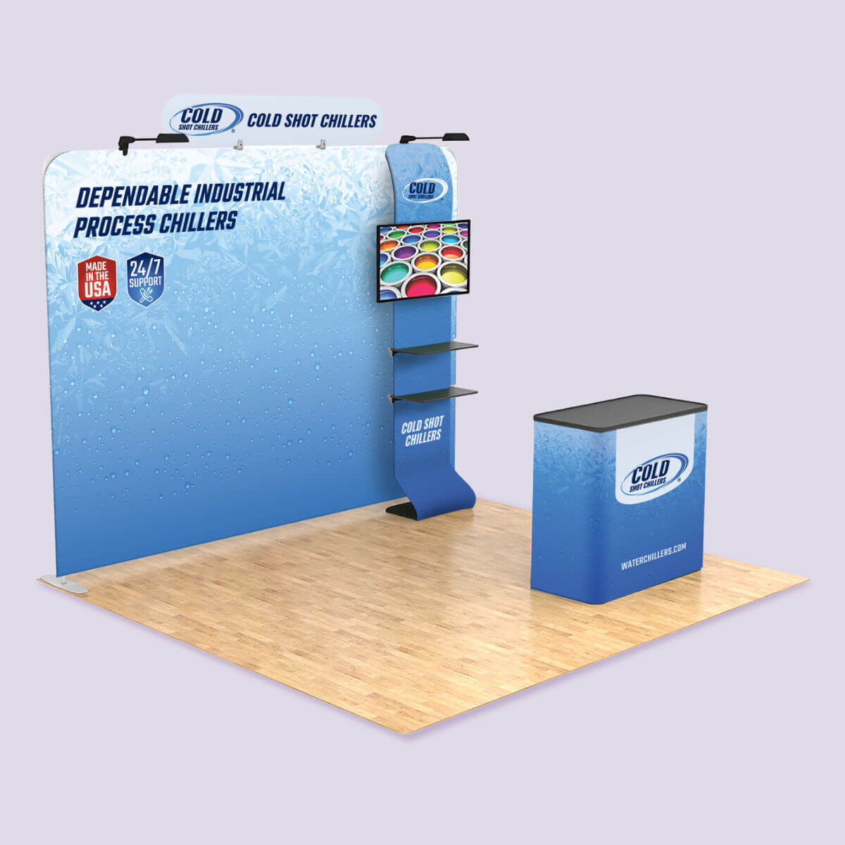 Trade Show Display design by Robin Perez